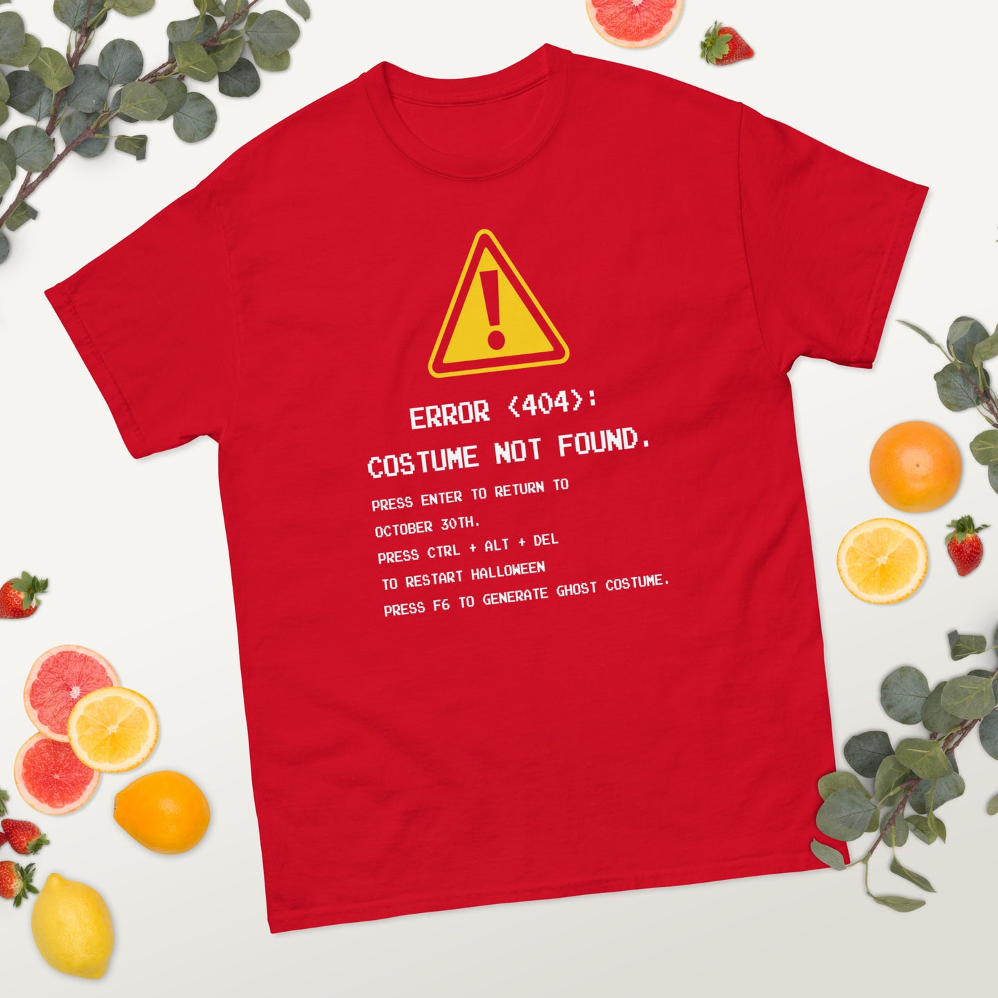 Error Halloween Costume Not Found Tee