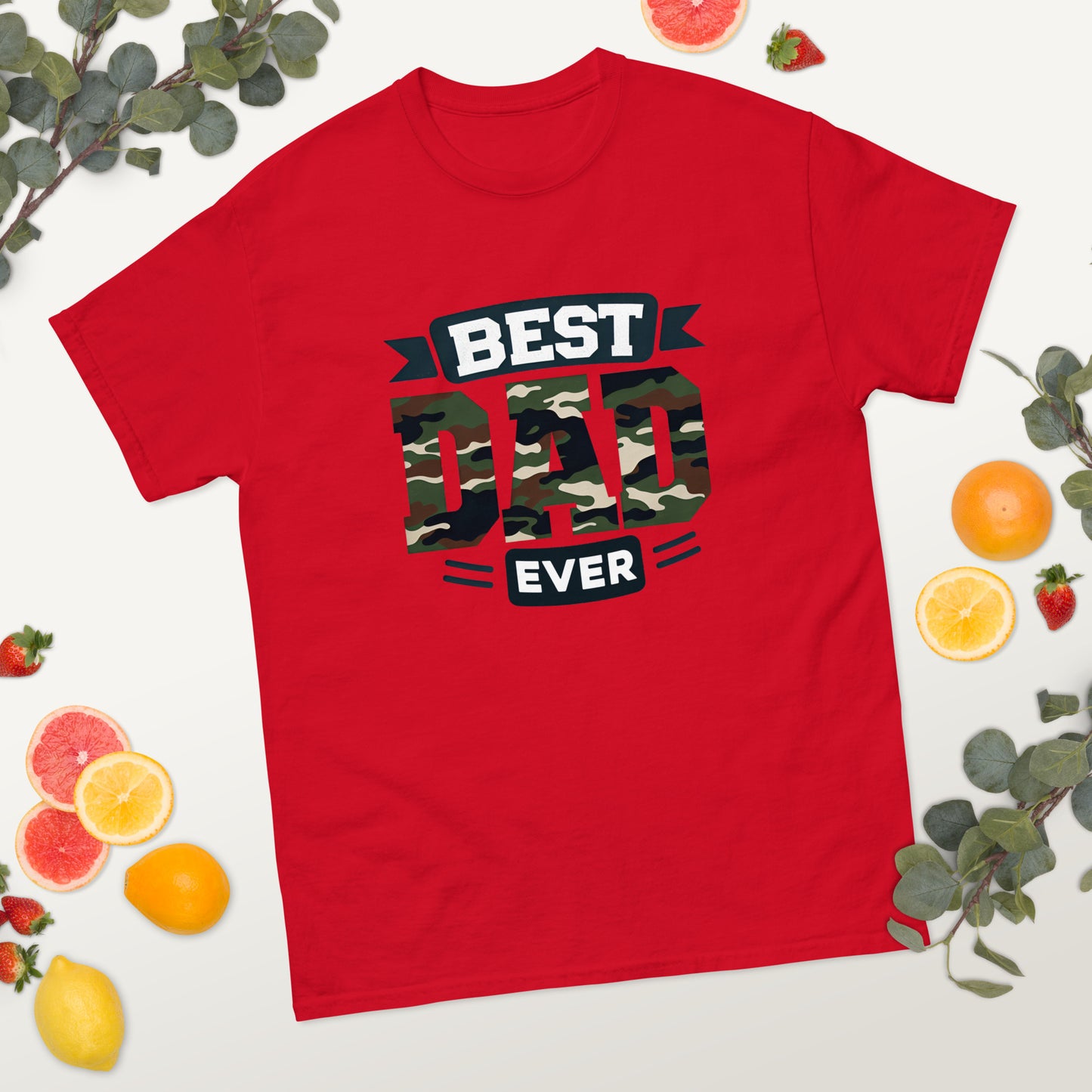 Camo Best Dad Ever - Father's Day classic tee