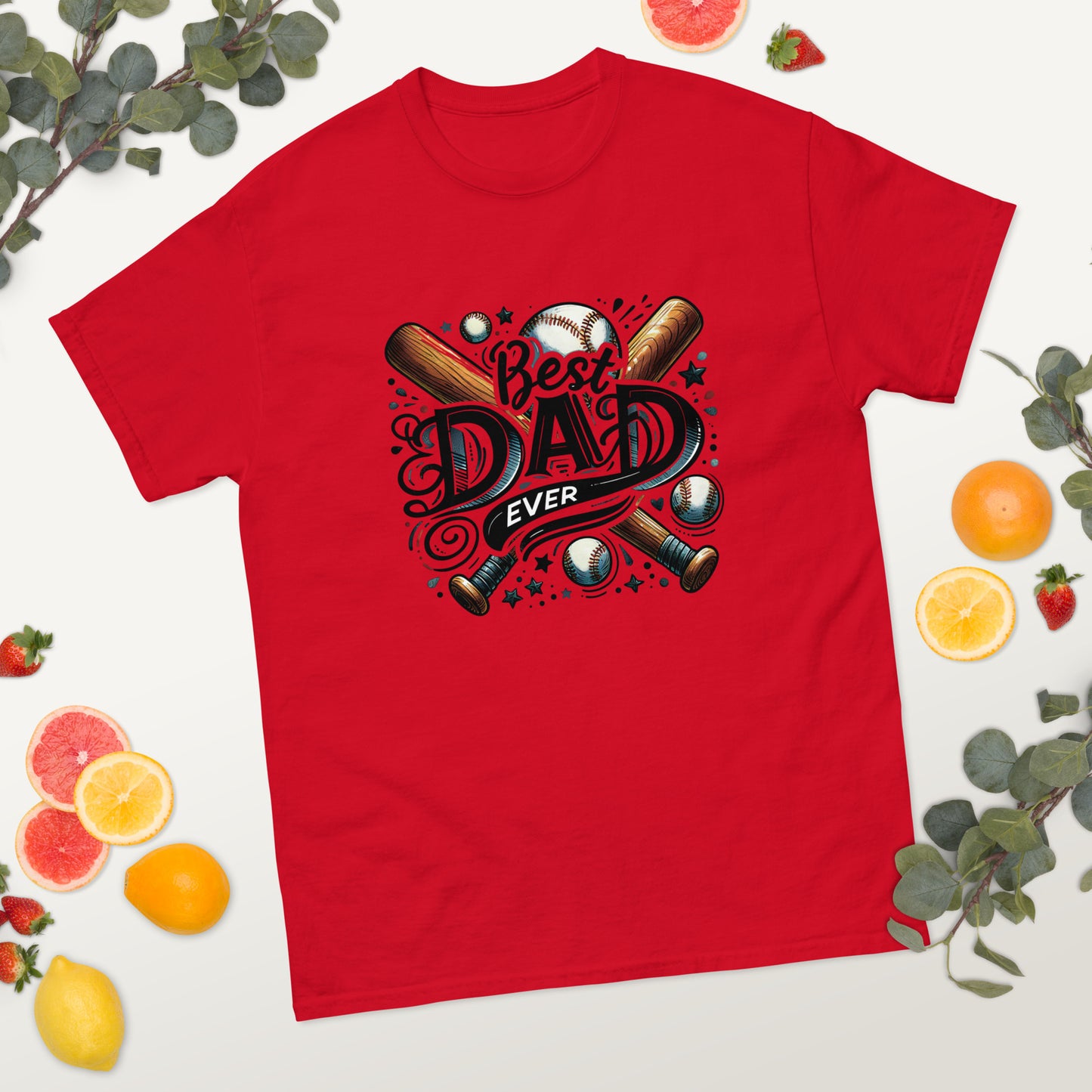 Best Baseball Dad - Father's Day classic tee