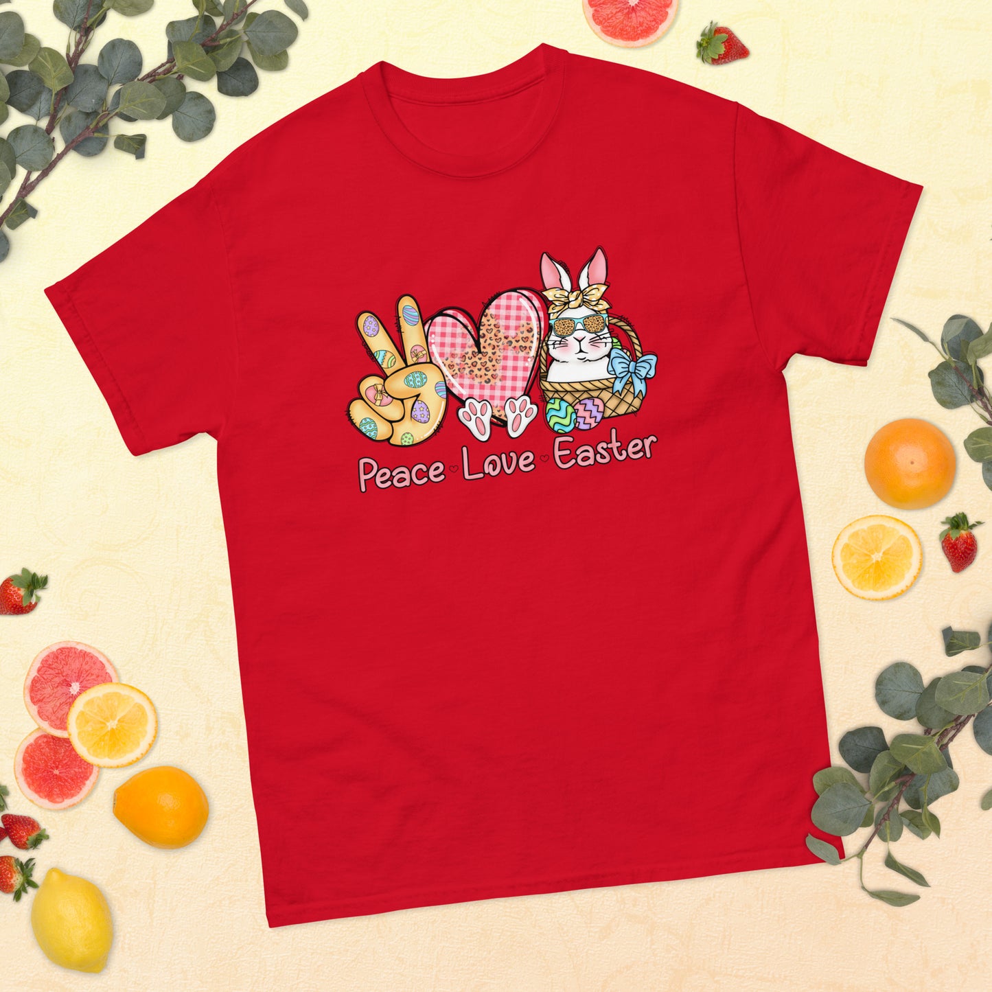 Peace Love Easter classic tee