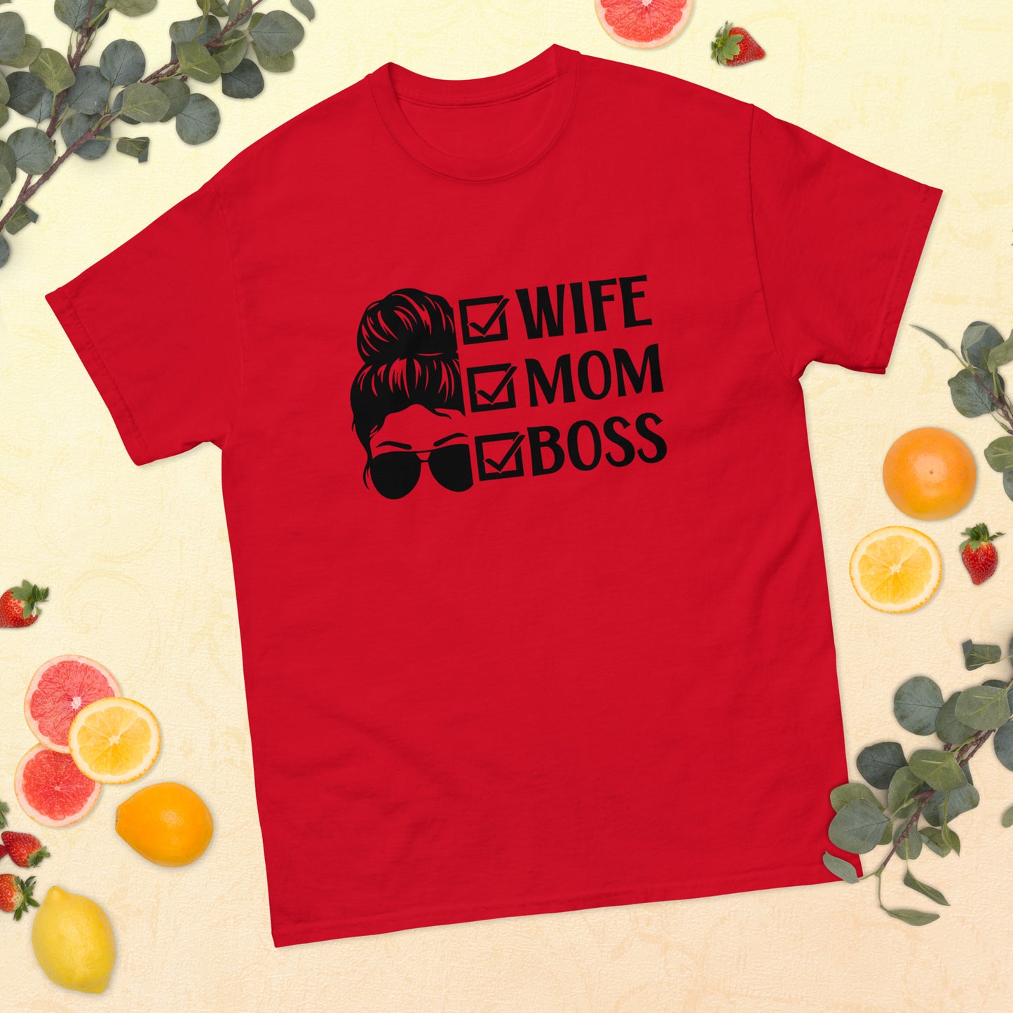 Wife Mom Boss classic tee