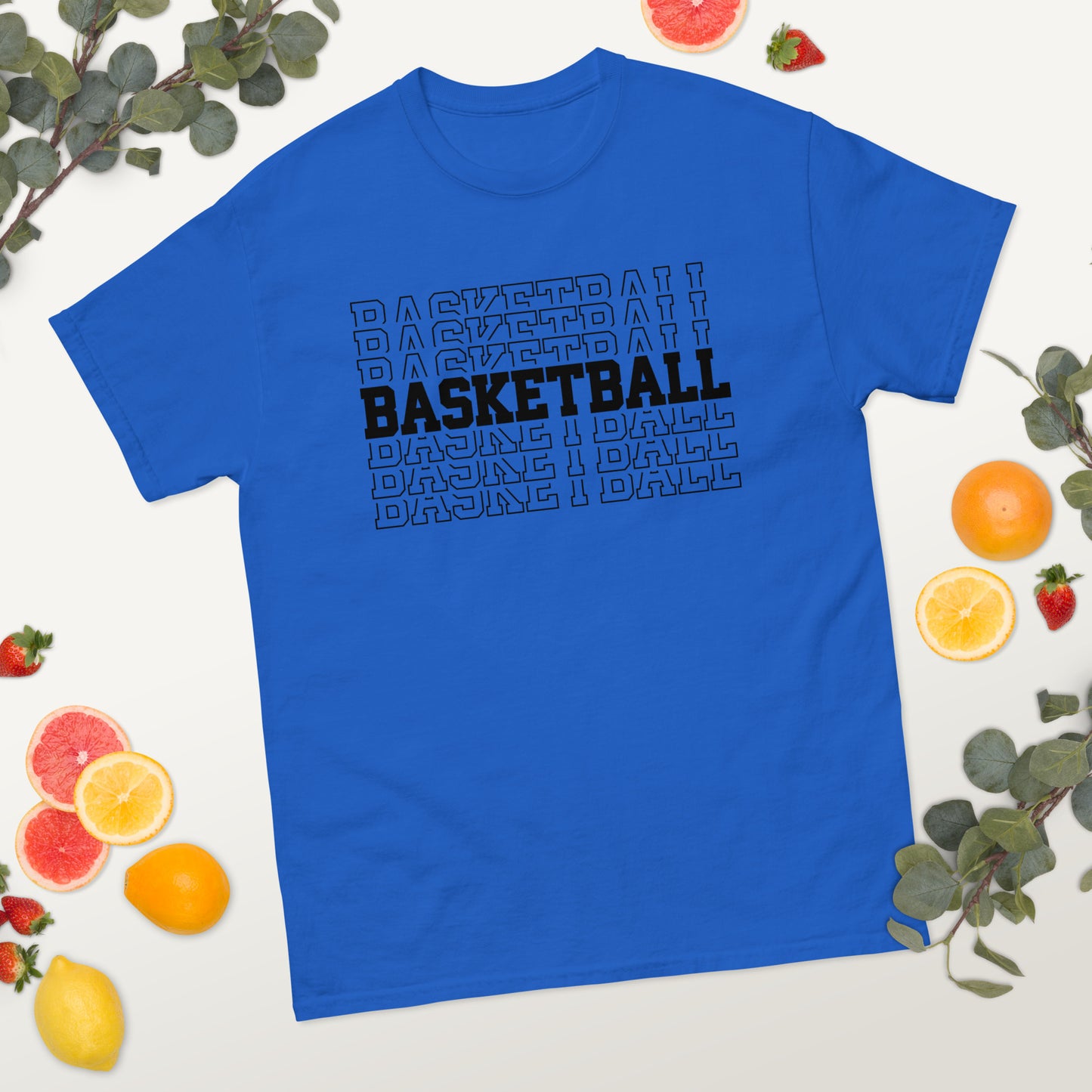 Basketball Stacked classic tee