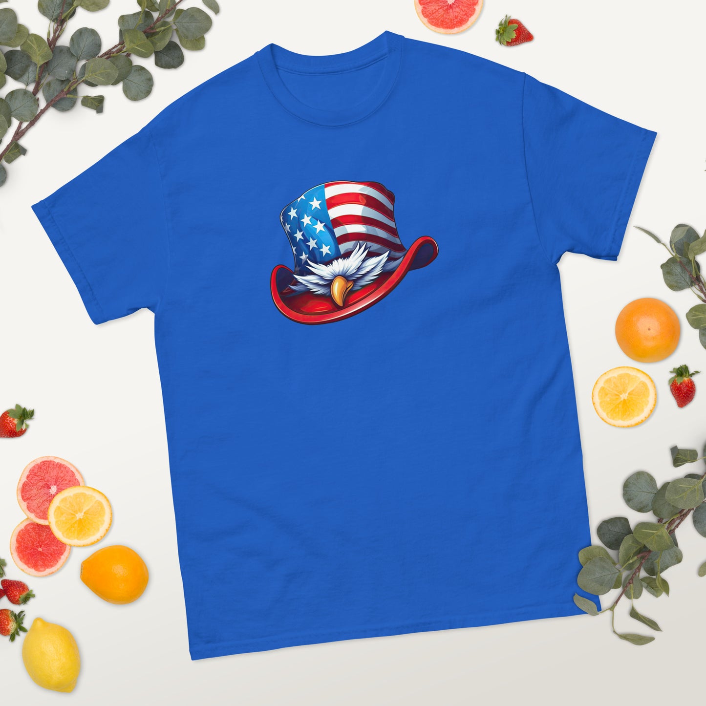 American Eagle Top Hat - 4th of July - America classic tee