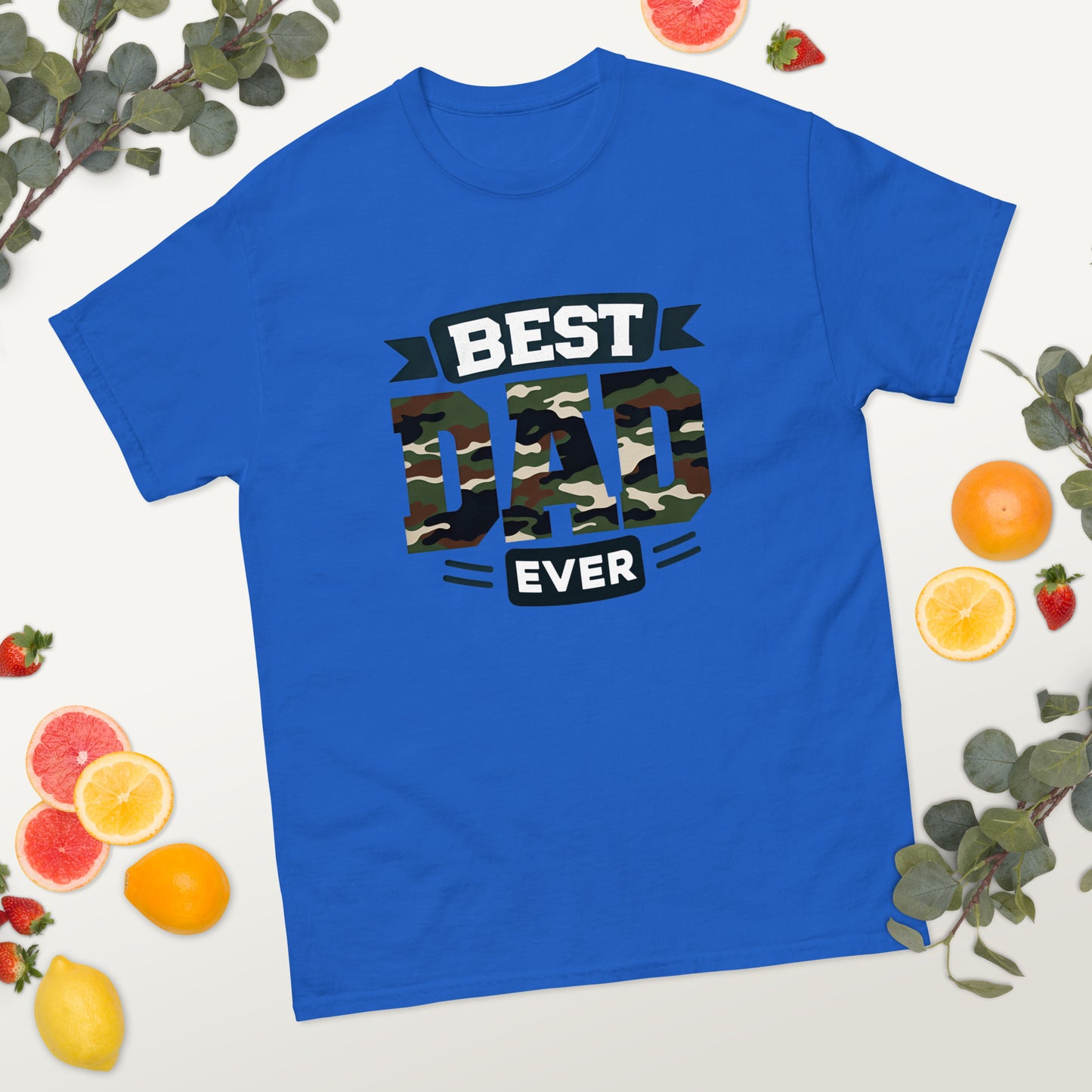 Camo Best Dad Ever - Father's Day classic tee