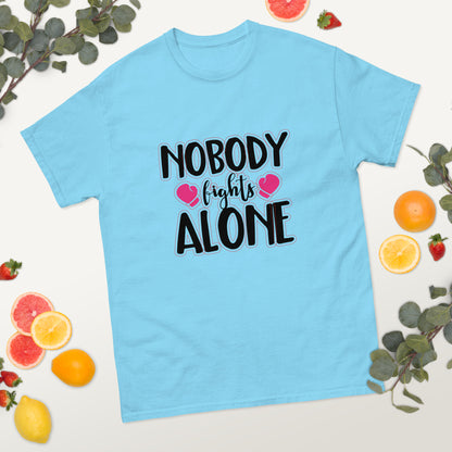 Breast Cancer Awareness Nobody Fights Alone Tee