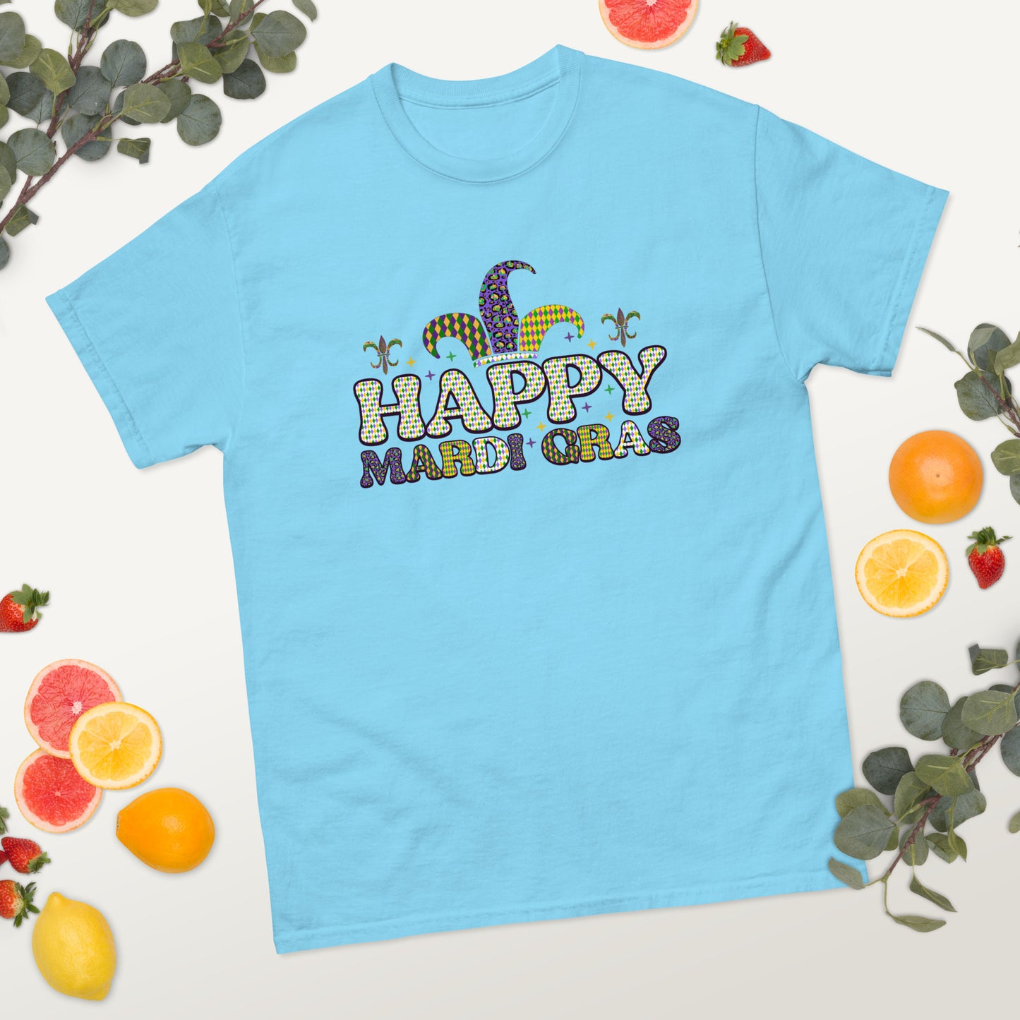 Happy Mardi Gras classic tee