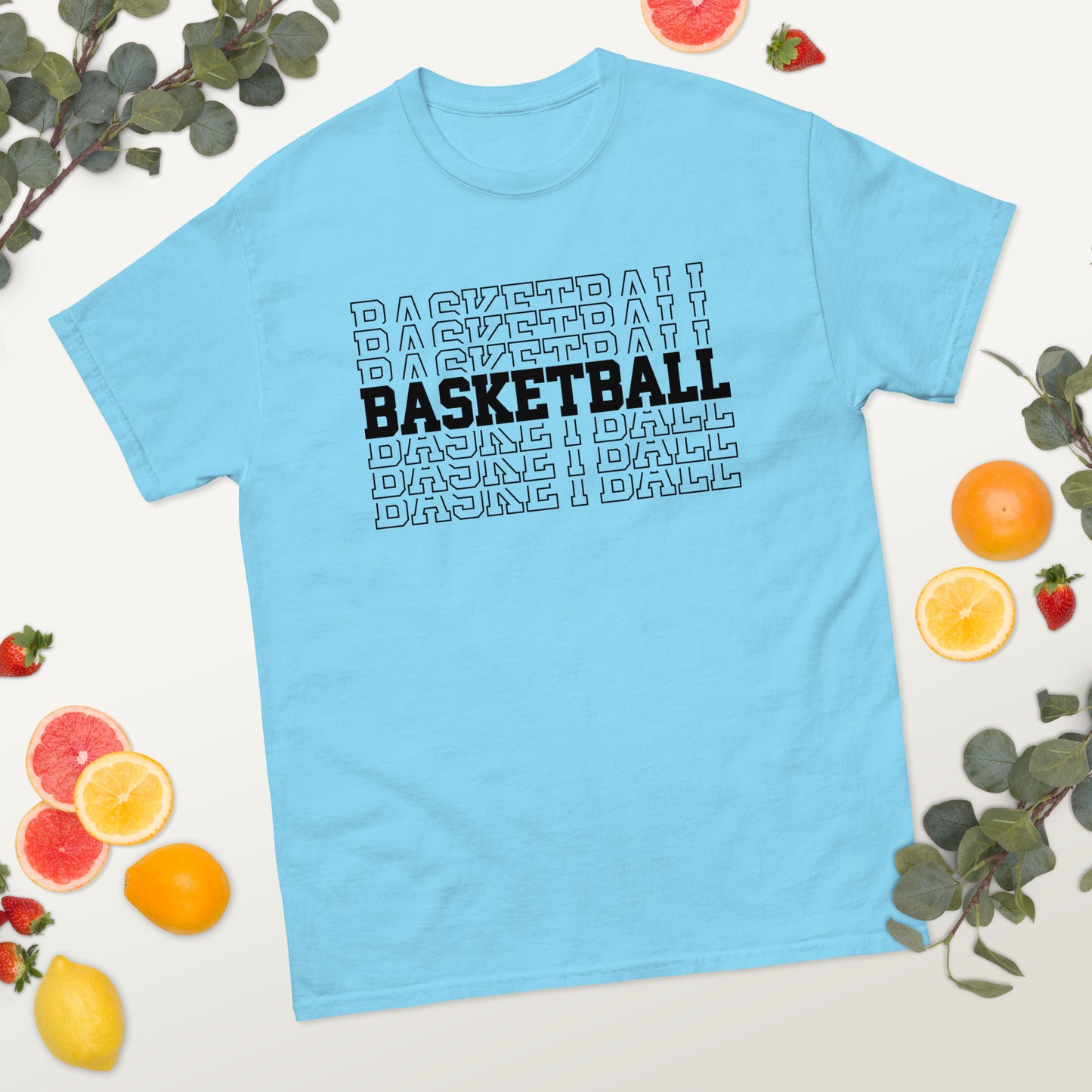 Basketball Stacked classic tee