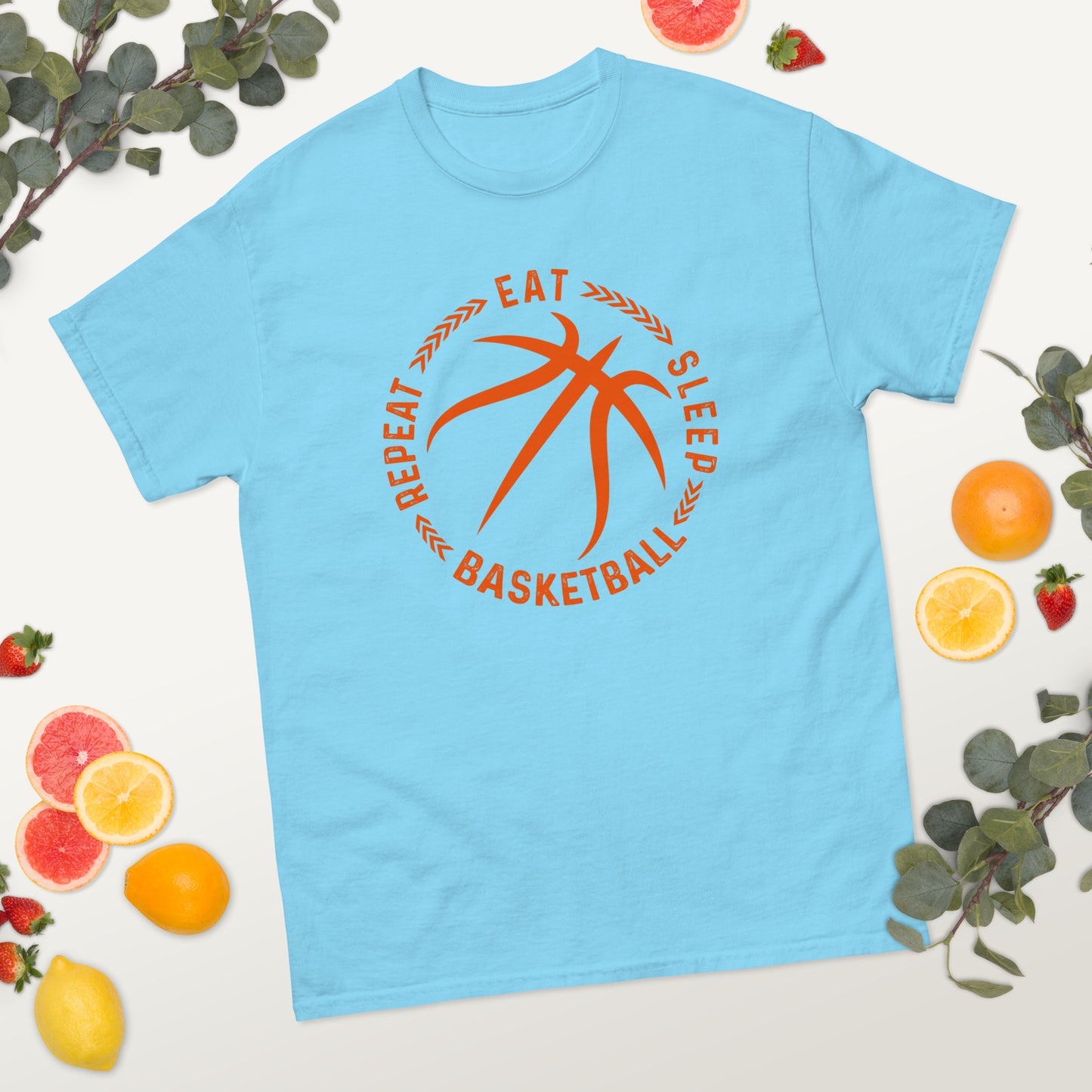 Eat Sleep Basketball Repeat Men's classic tee