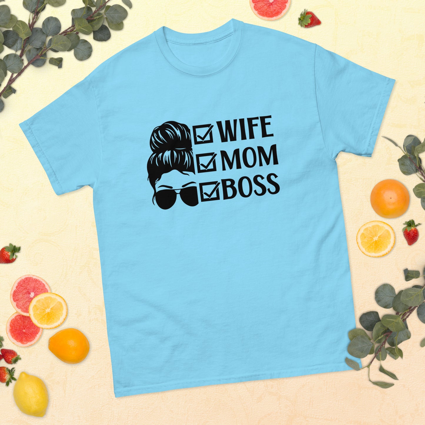 Wife Mom Boss classic tee