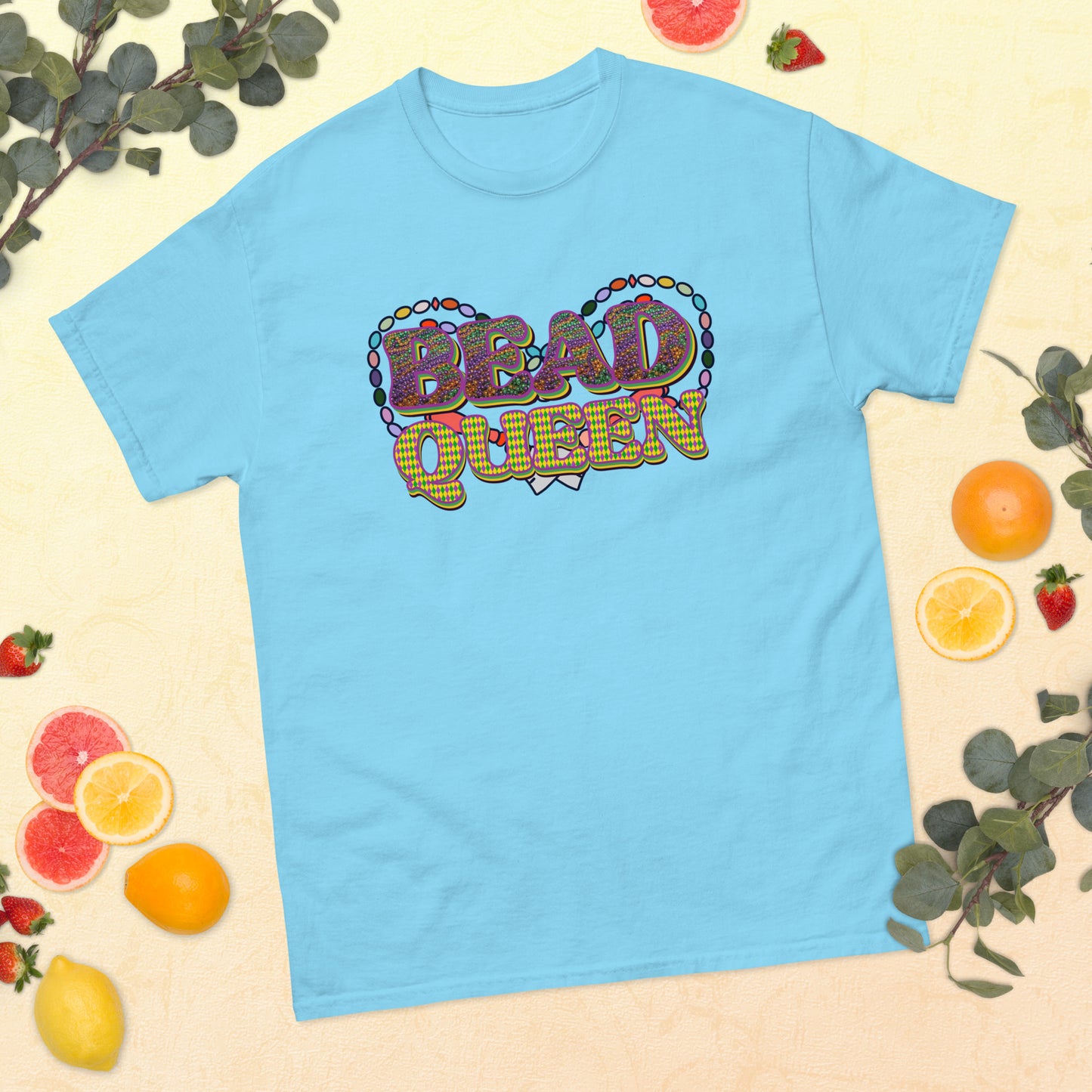 Bead Queen Mardi Gras classic tee