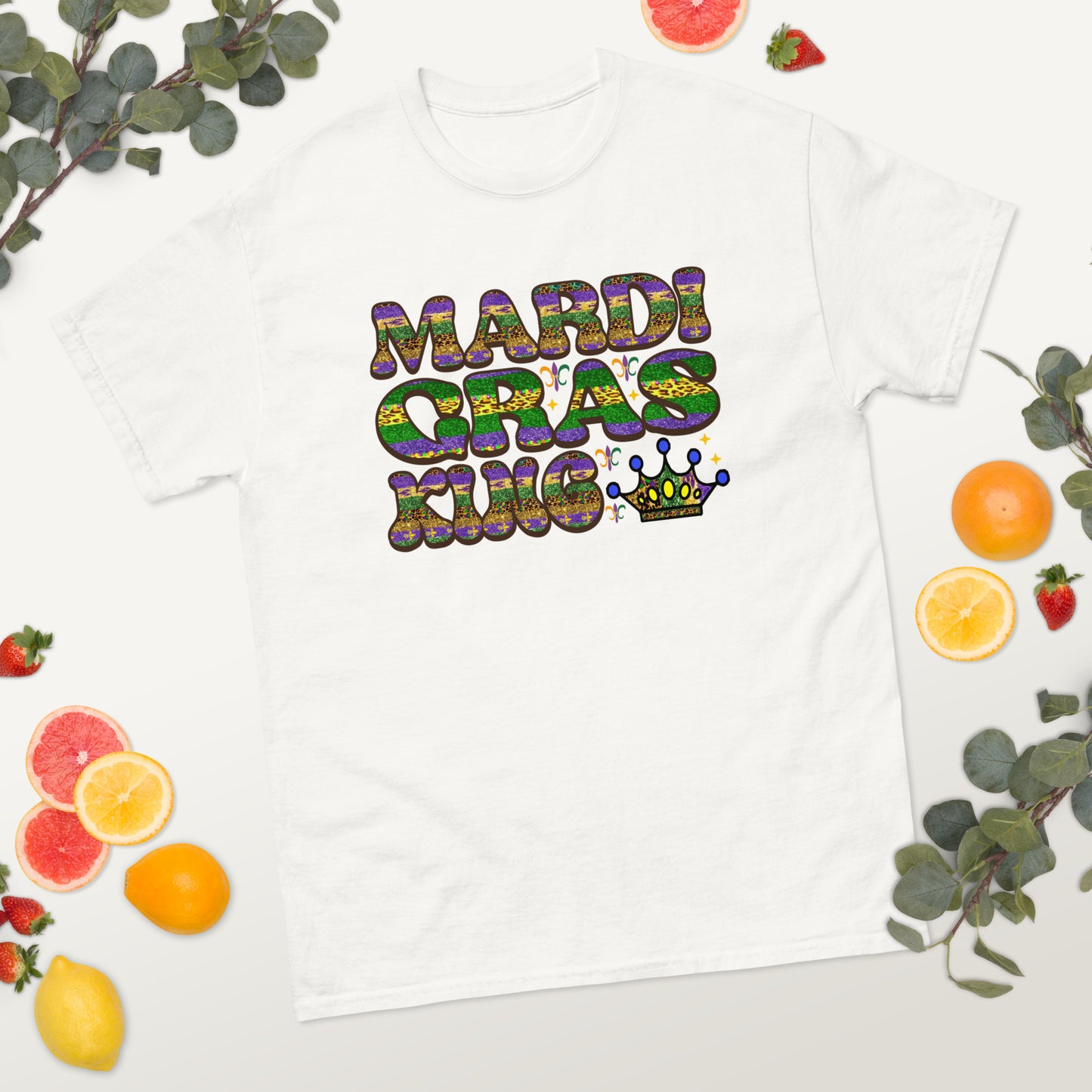 Mardi Gras King classic tee