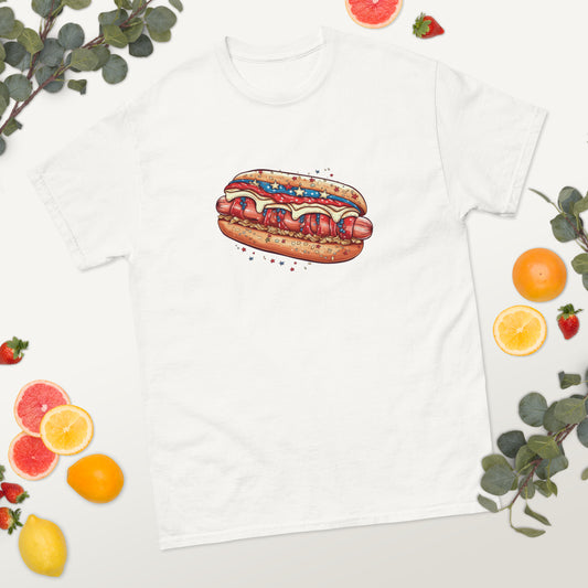 American Hot Dog - 4th of July - America classic tee