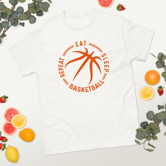 Eat Sleep Basketball Repeat Men's classic tee