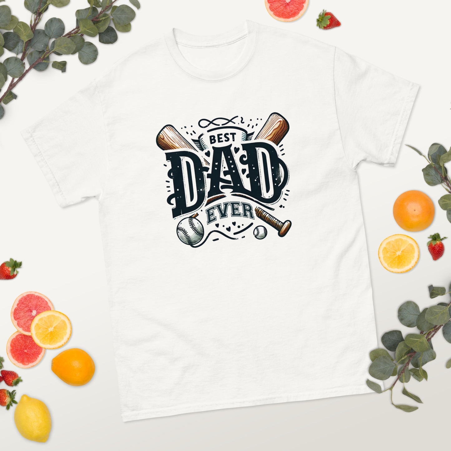 Best Baseball Dad Ever - Father's Day classic tee