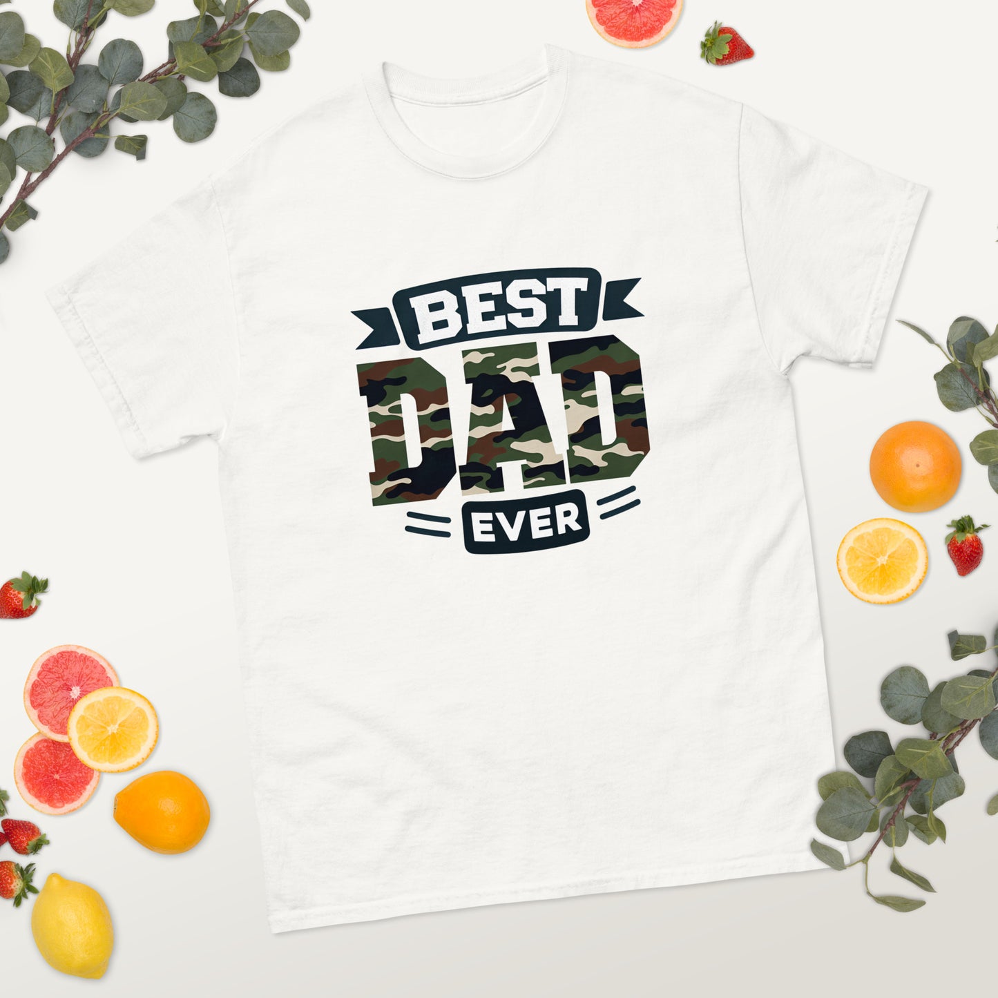 Camo Best Dad Ever - Father's Day classic tee