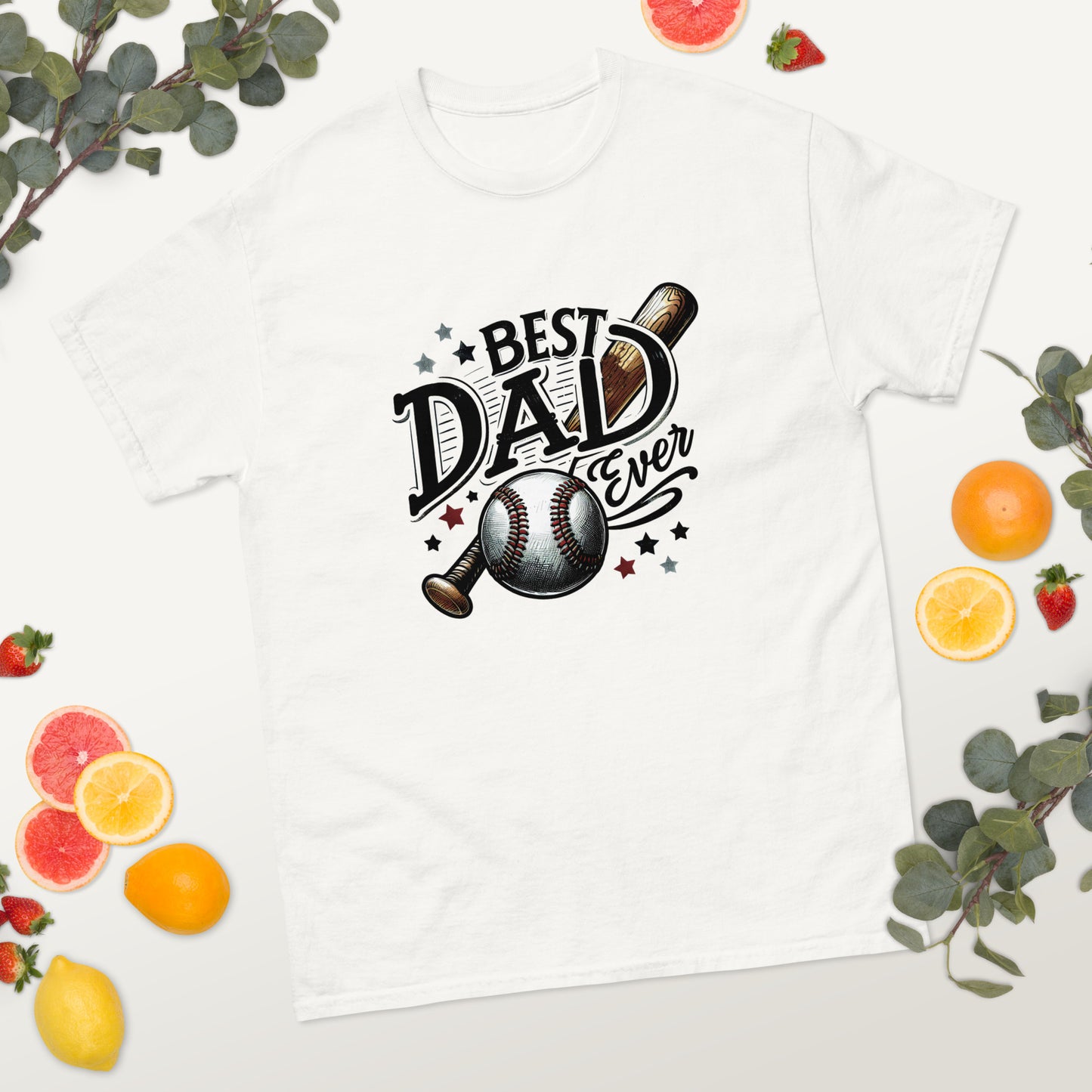 Best Baseball Dad Ever - Father's Day classic tee