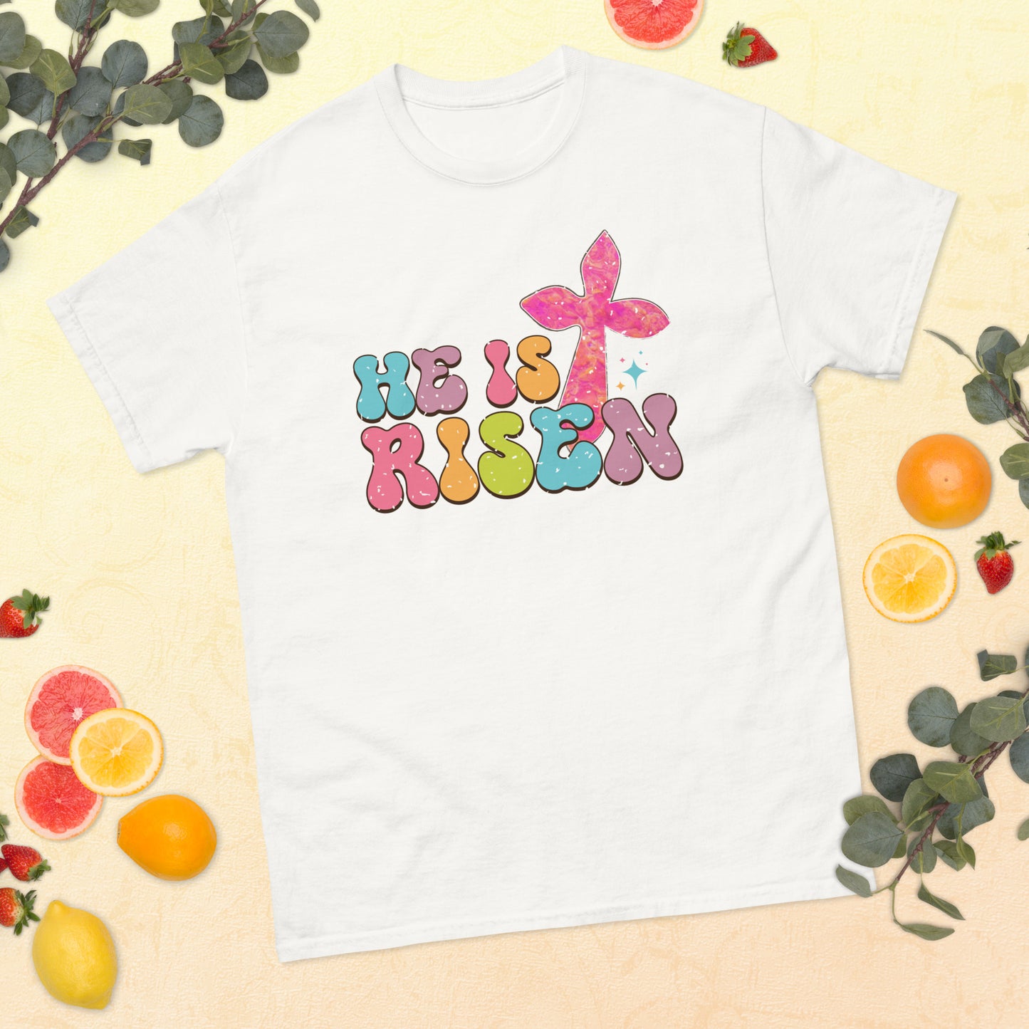 He Is Risen Easter classic tee