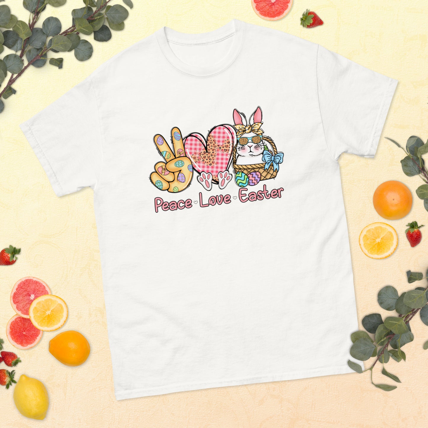 Peace Love Easter classic tee