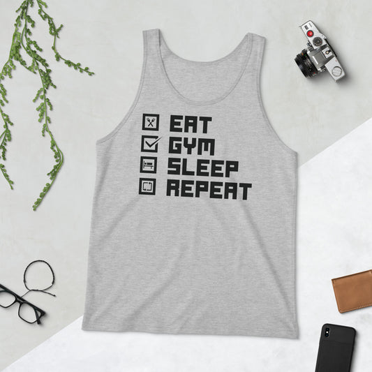 Eat Gym Sleep Repeat Men's Tank Top