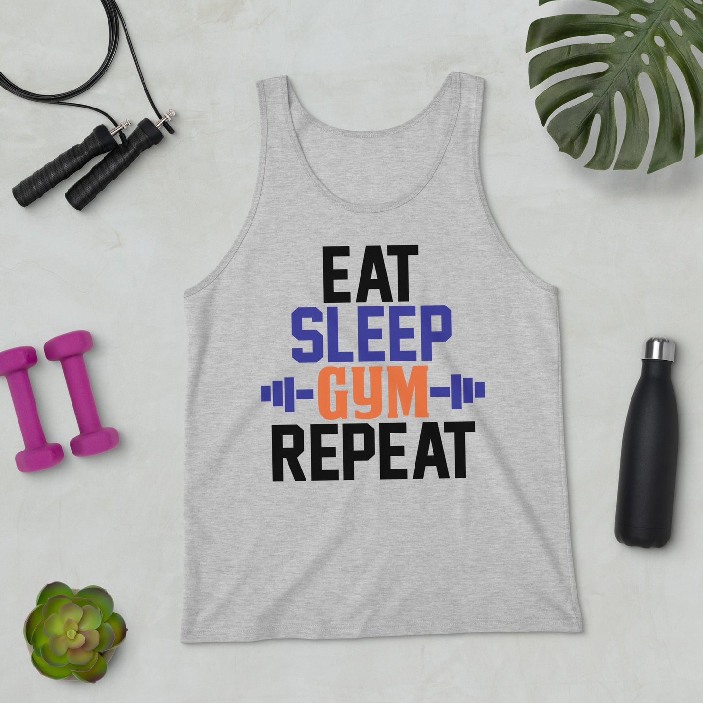 Eat Sleep Gym Repeat Tank Top