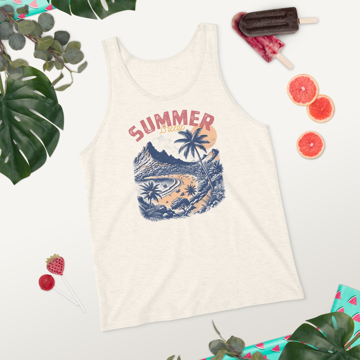 Summer Breeze Men's Summer Tank Top