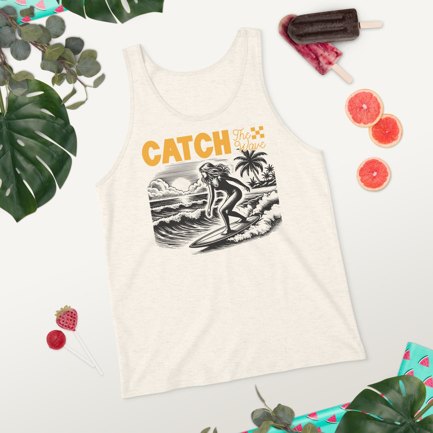 Catch The Wave Men's Summer Tank Top