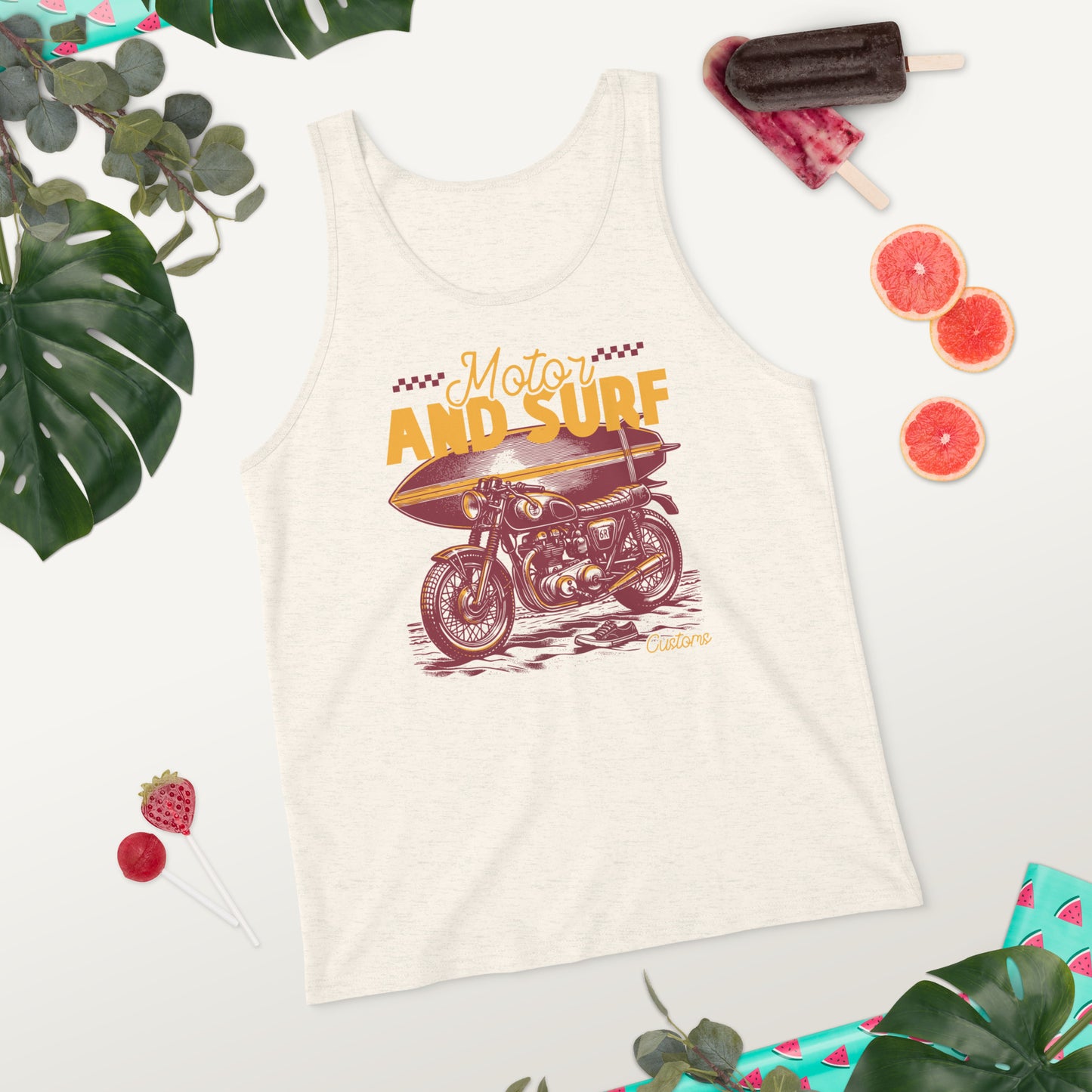 Motor and Surf Men's Summer Tank Top