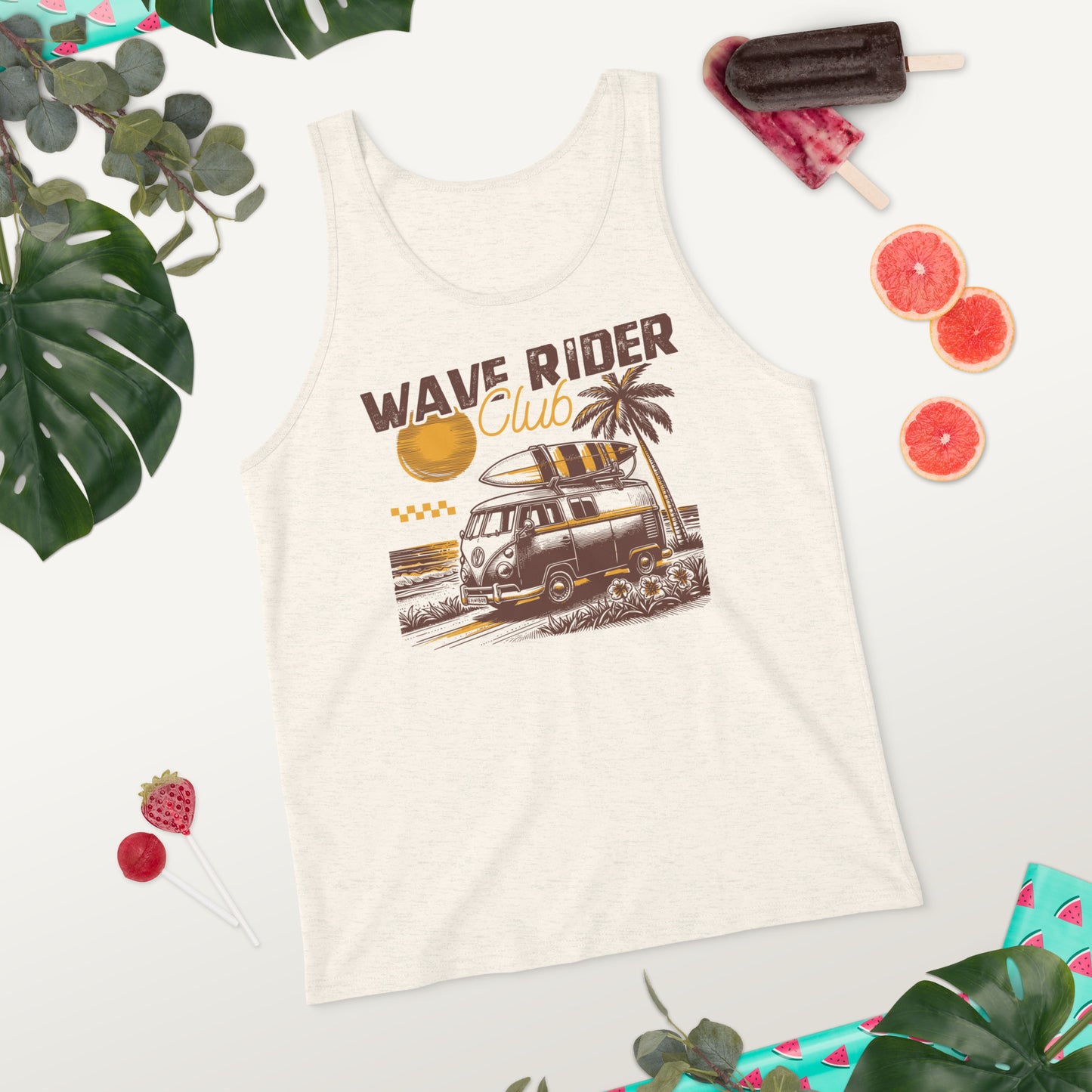 Wave Rider Club Men's Summer Tank Top