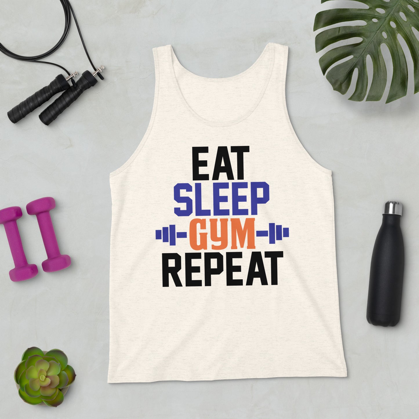 Eat Sleep Gym Repeat Tank Top