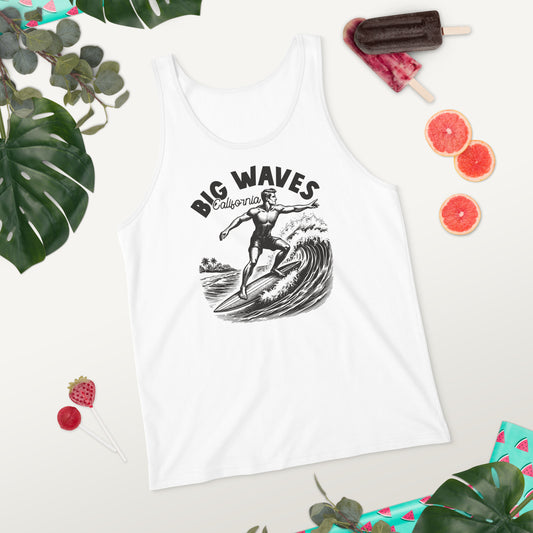 Big Waves Men's Summer Tank Top