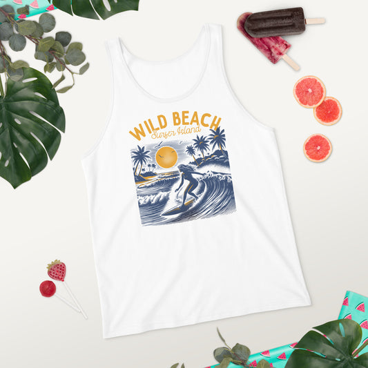 Wild Beach Surfer Men's Summer Tank Top