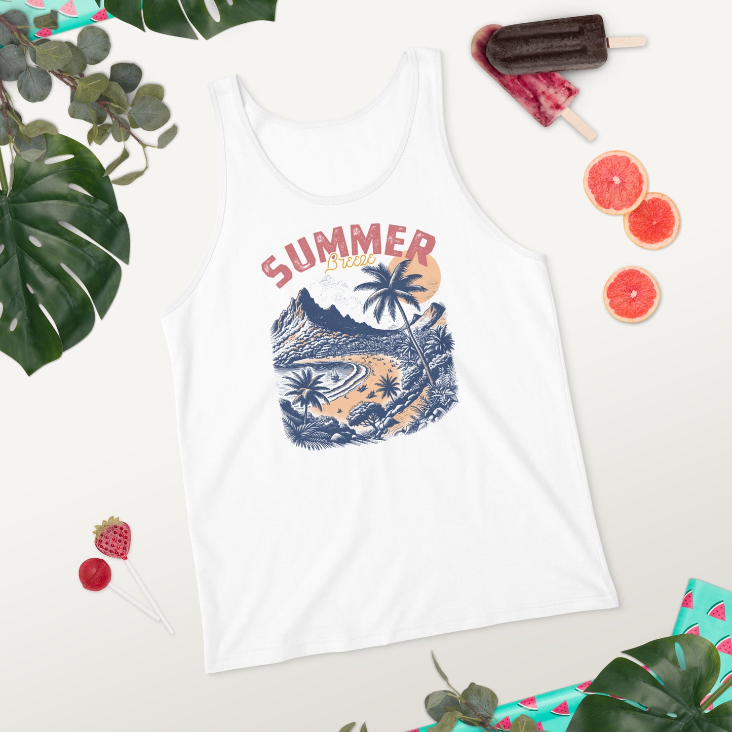 Summer Breeze Men's Summer Tank Top