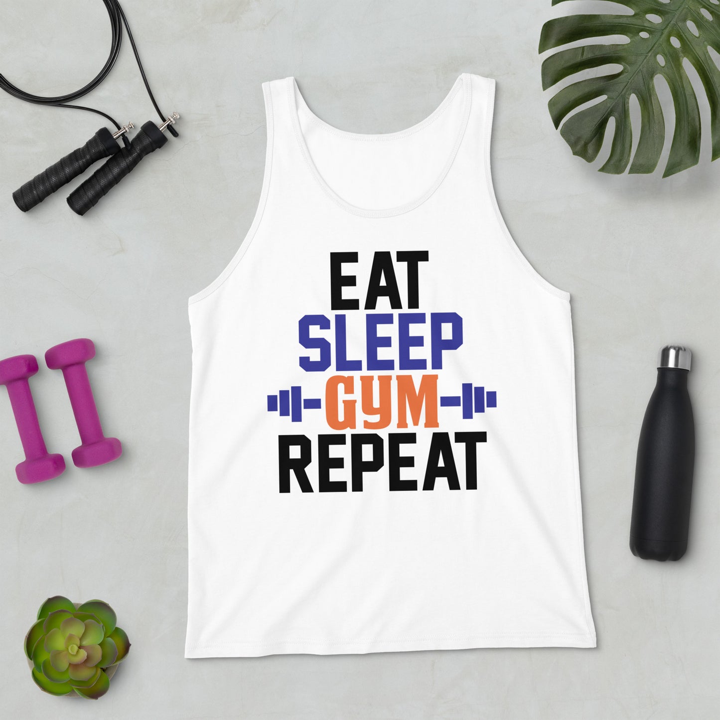 Eat Sleep Gym Repeat Tank Top