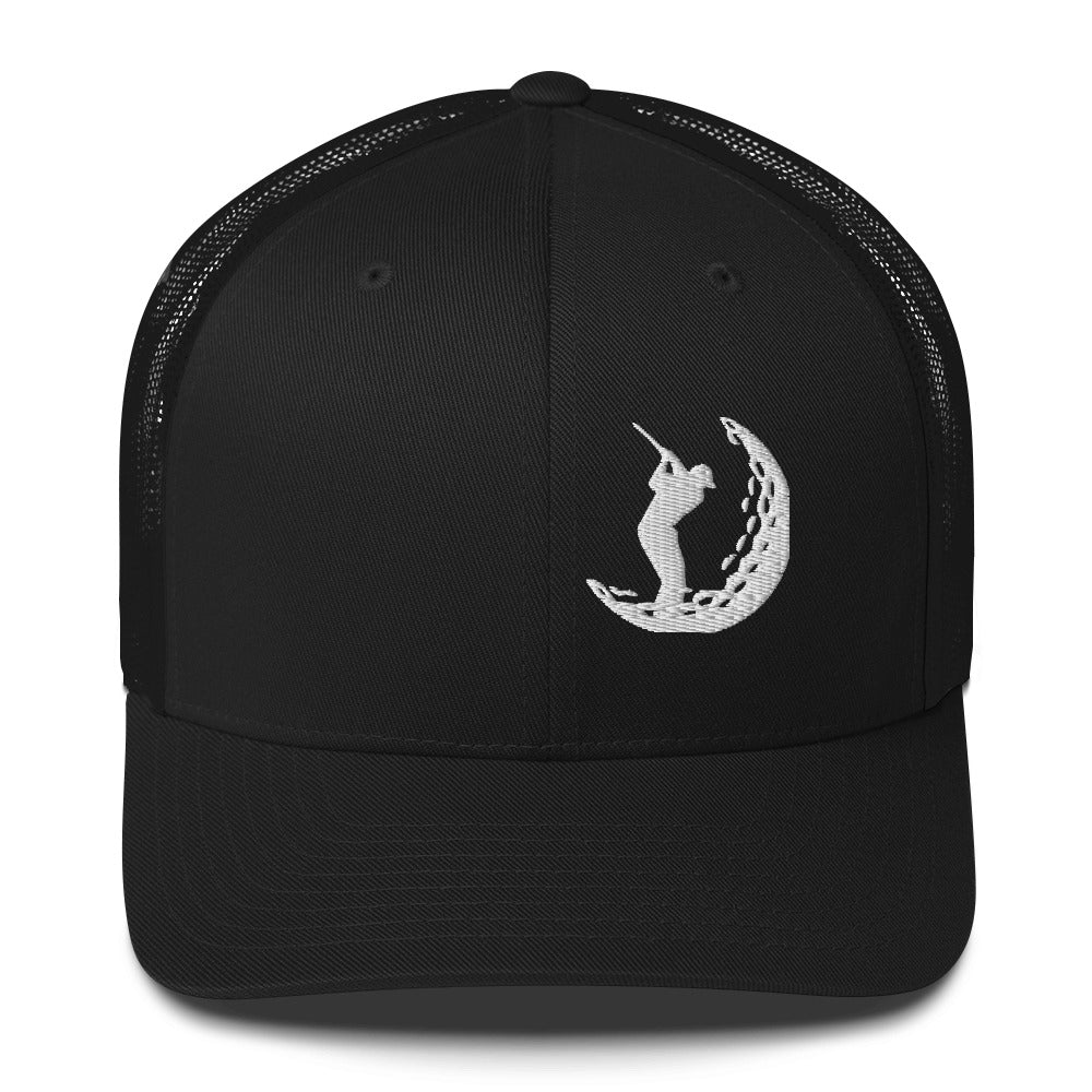 Golf Ball & Swing Trucker Cap