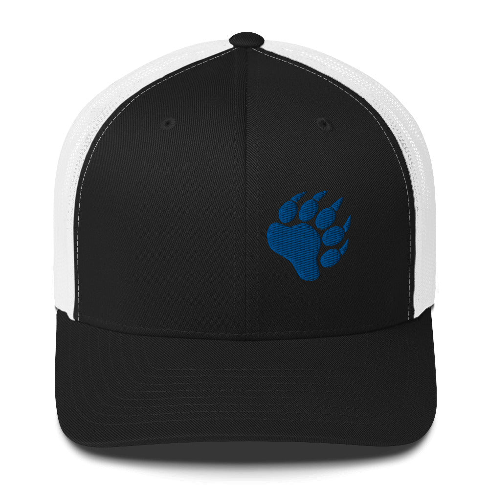 Gause Bears Blue Paw Logo Trucker Cap