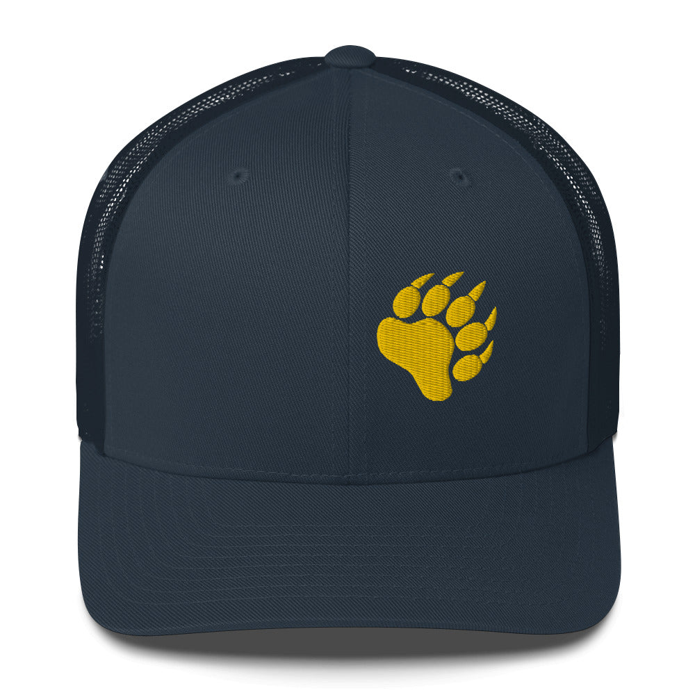 Gause Bears Gold Paw Logo Trucker Cap Multiple Colors Available