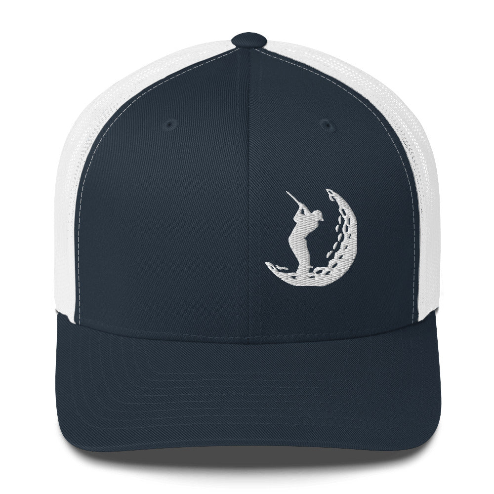 Golf Ball & Swing Trucker Cap