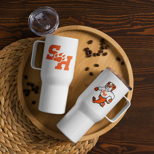 Sam Houston State Travel mug with a handle