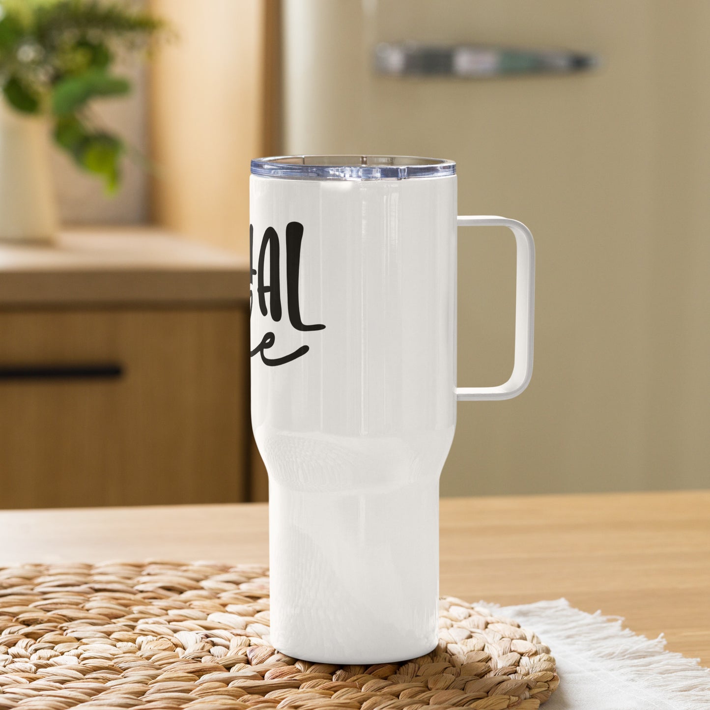 Dental Life Travel Tumbler with a handle