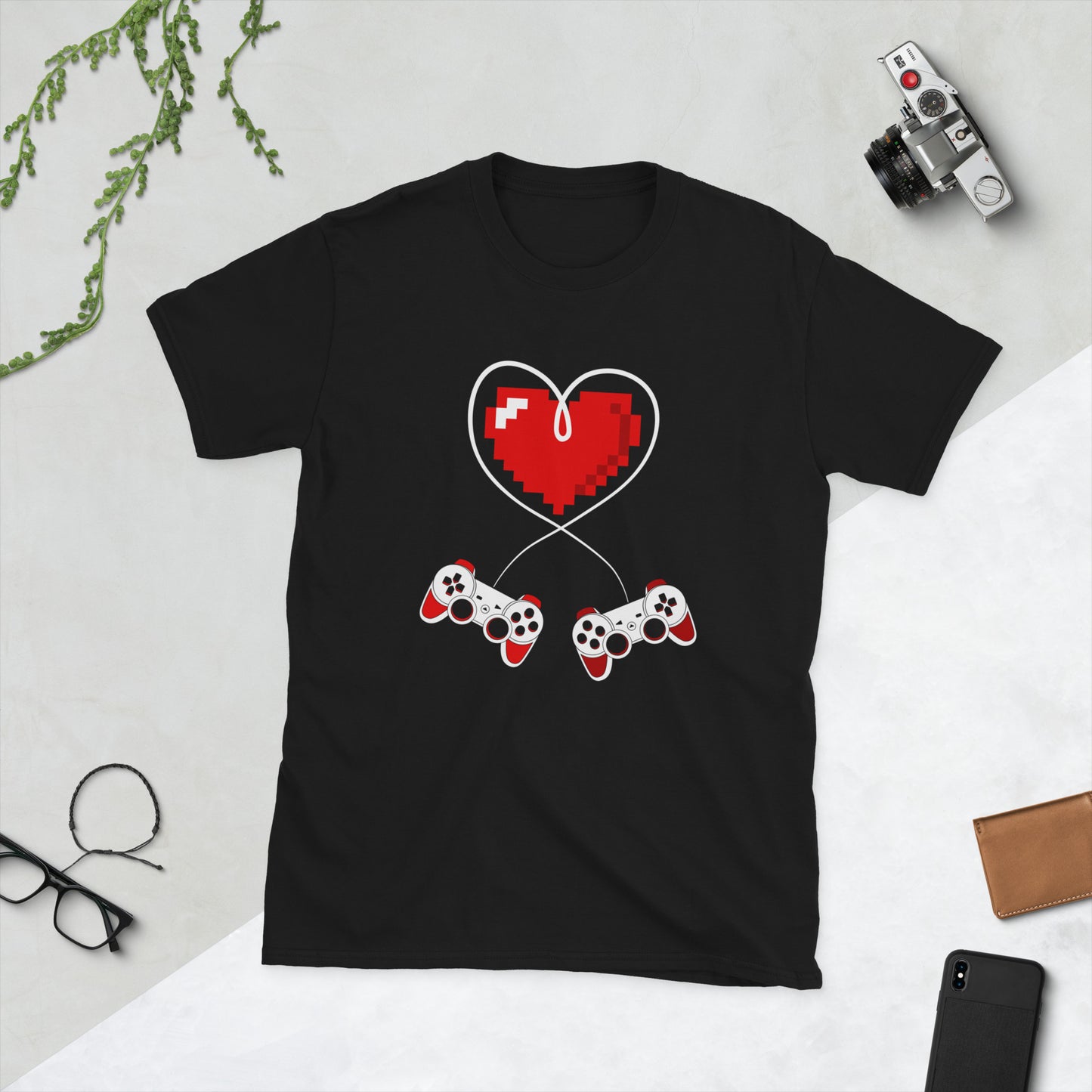 Gamer Love Short-Sleeve Unisex T-Shirt