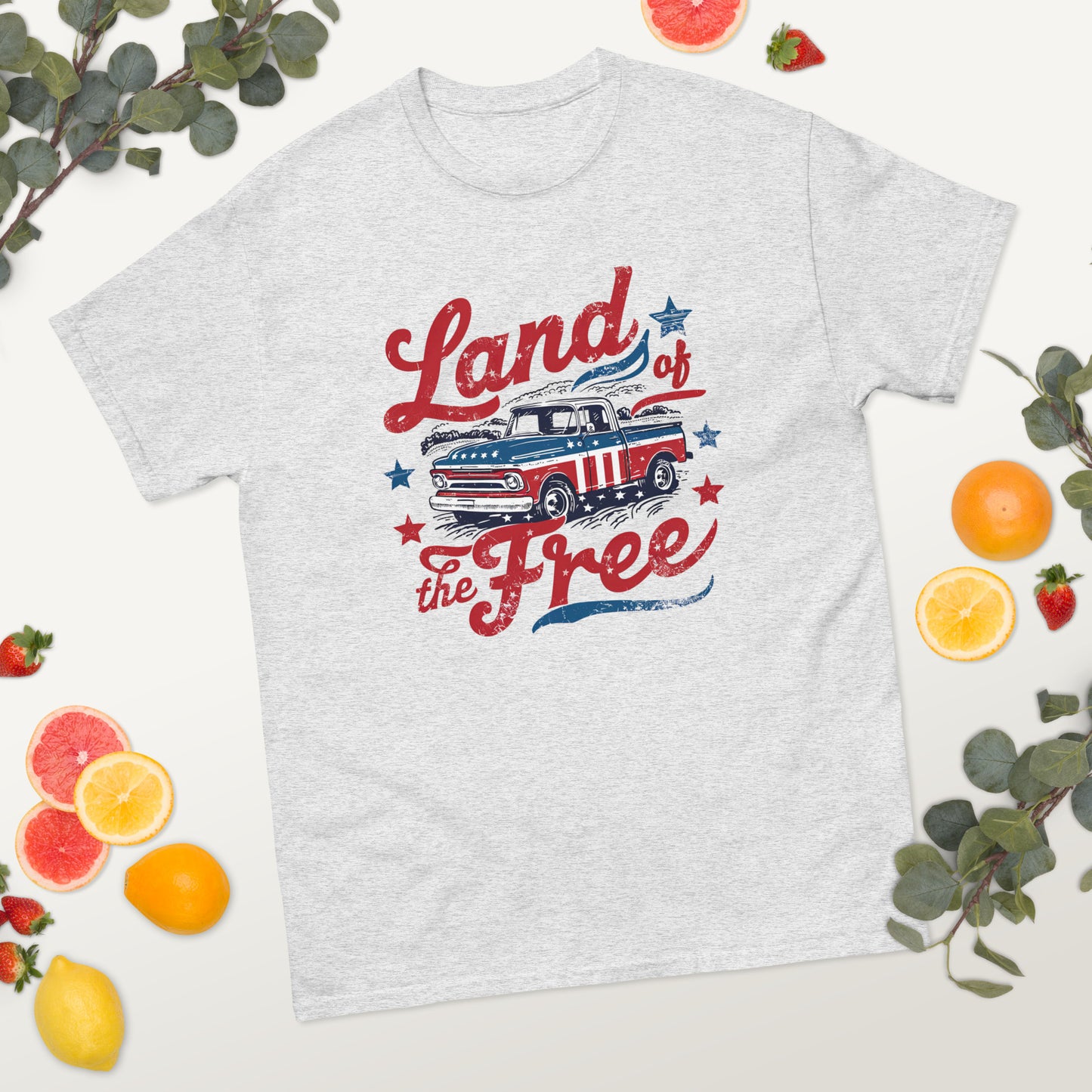 Land of the Free - 4th of July - America classic tee