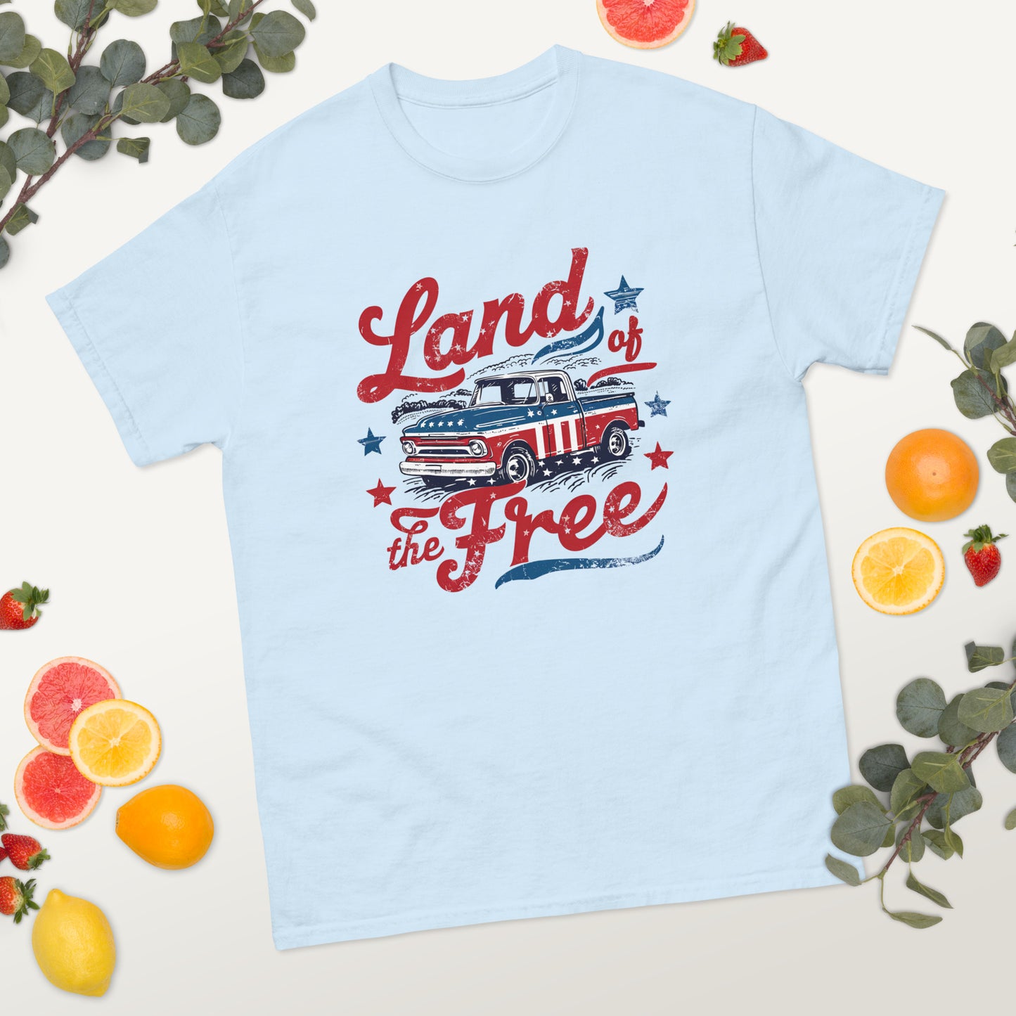 Land of the Free - 4th of July - America classic tee