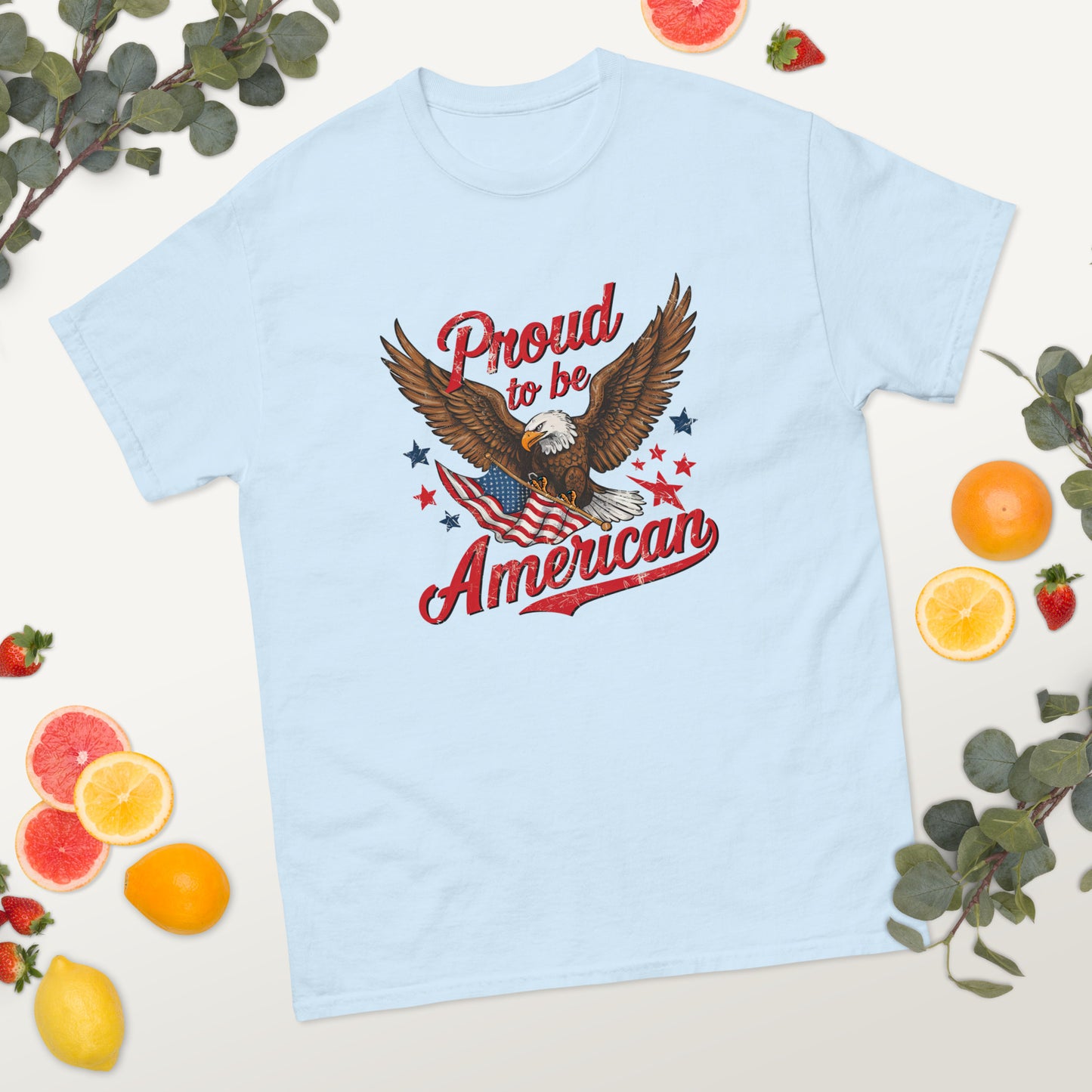 Proud to be an American - 4th of July - America classic tee