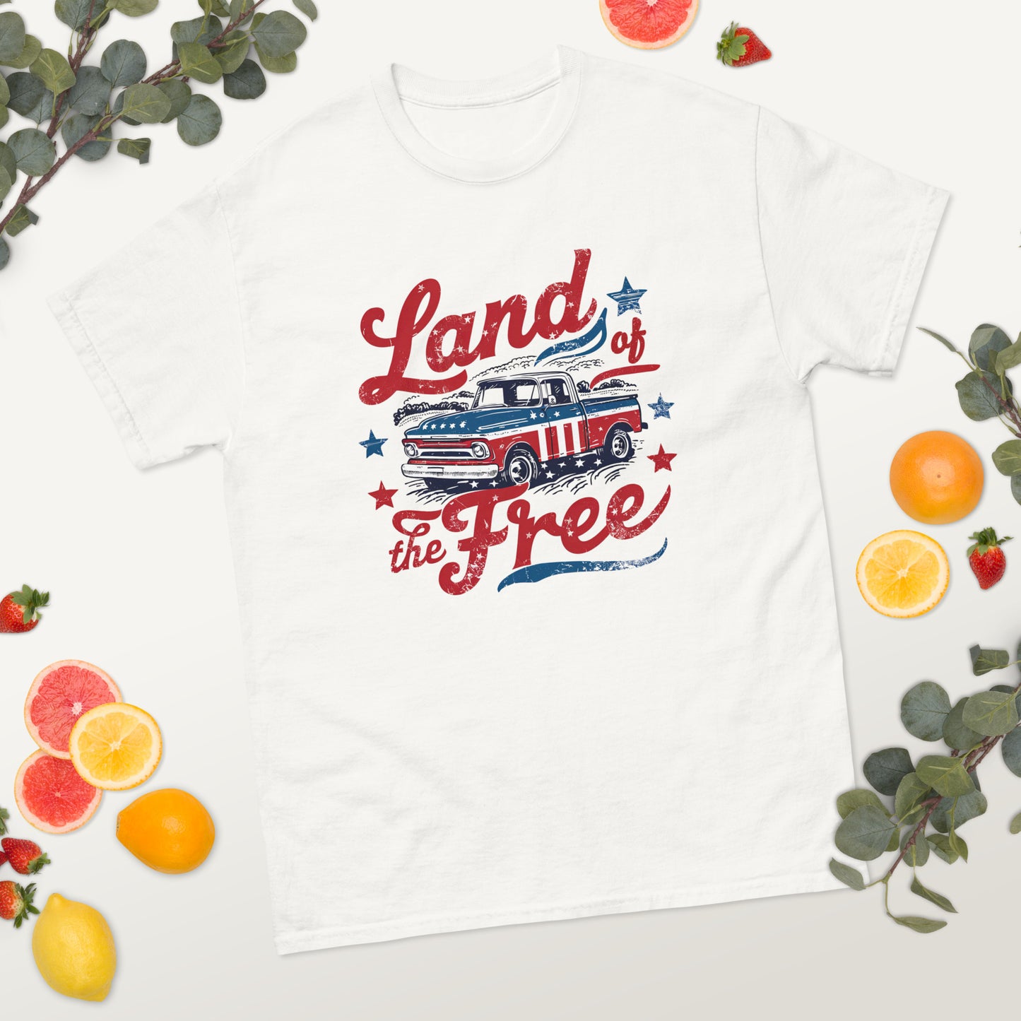 Land of the Free - 4th of July - America classic tee