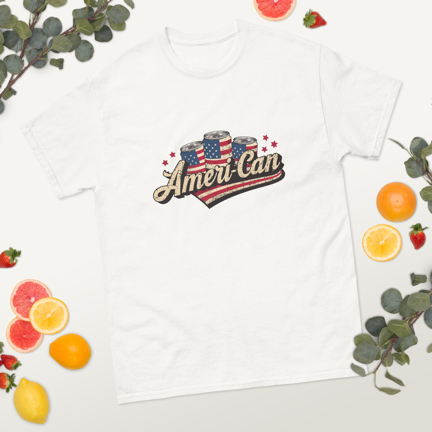 Ameri-can Beer - 4th of July - America classic tee