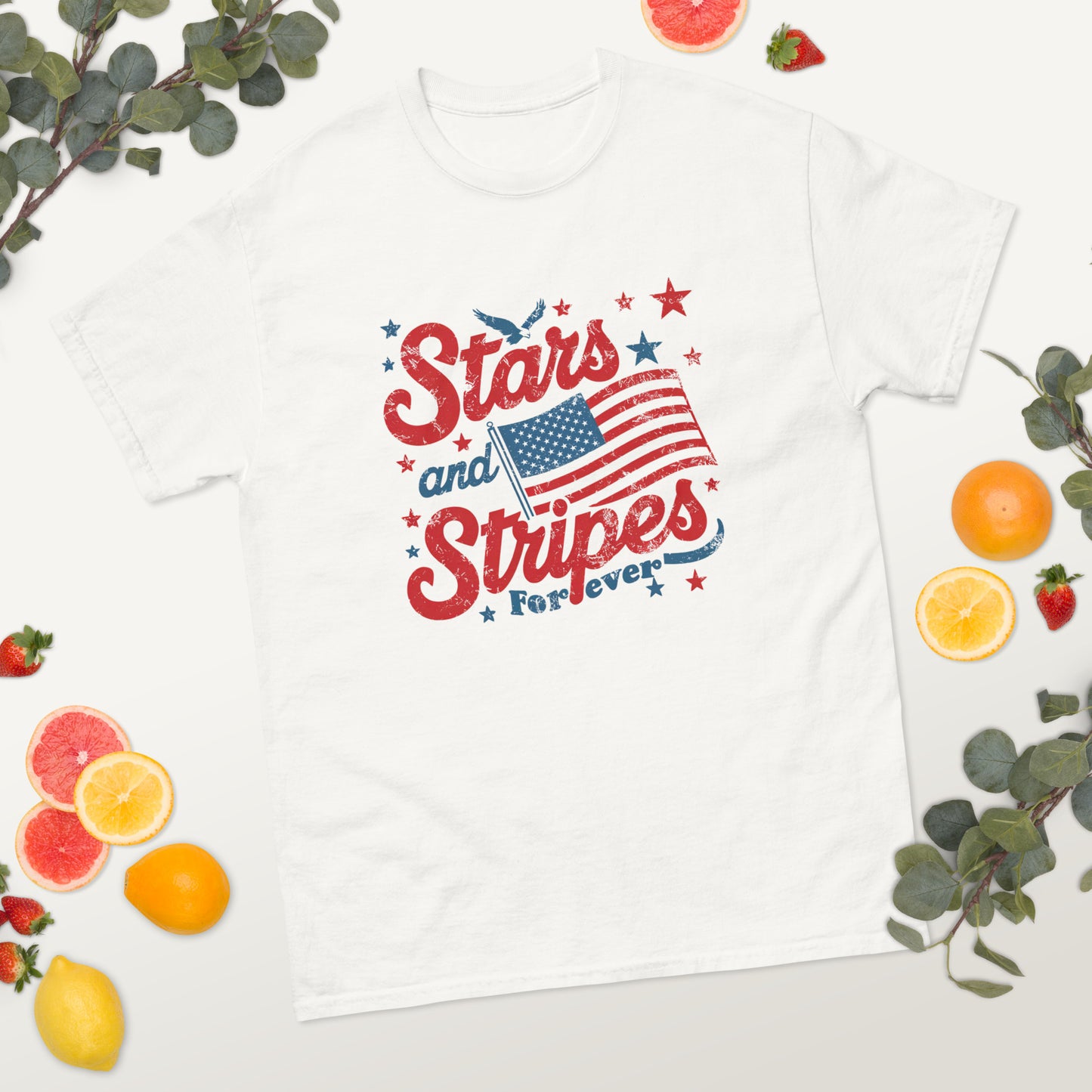 Stars and Stripes Forever - 4th of July - America classic tee