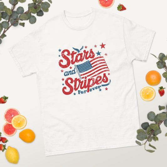 Stars and Stripes Forever - 4th of July - America classic tee