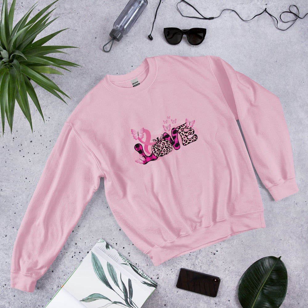 Breast Cancer Awareness Love Unisex Sweatshirt