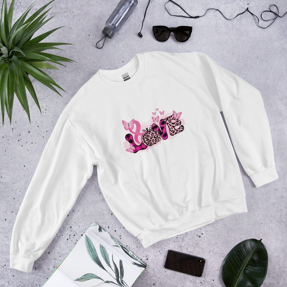 Breast Cancer Awareness Love Unisex Sweatshirt