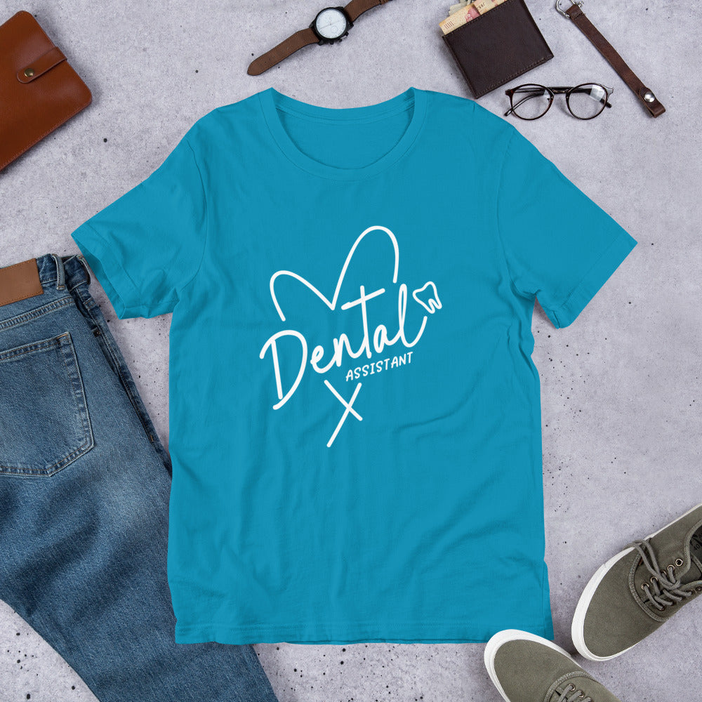 Dental Assistant Heart Unisex t-shirt